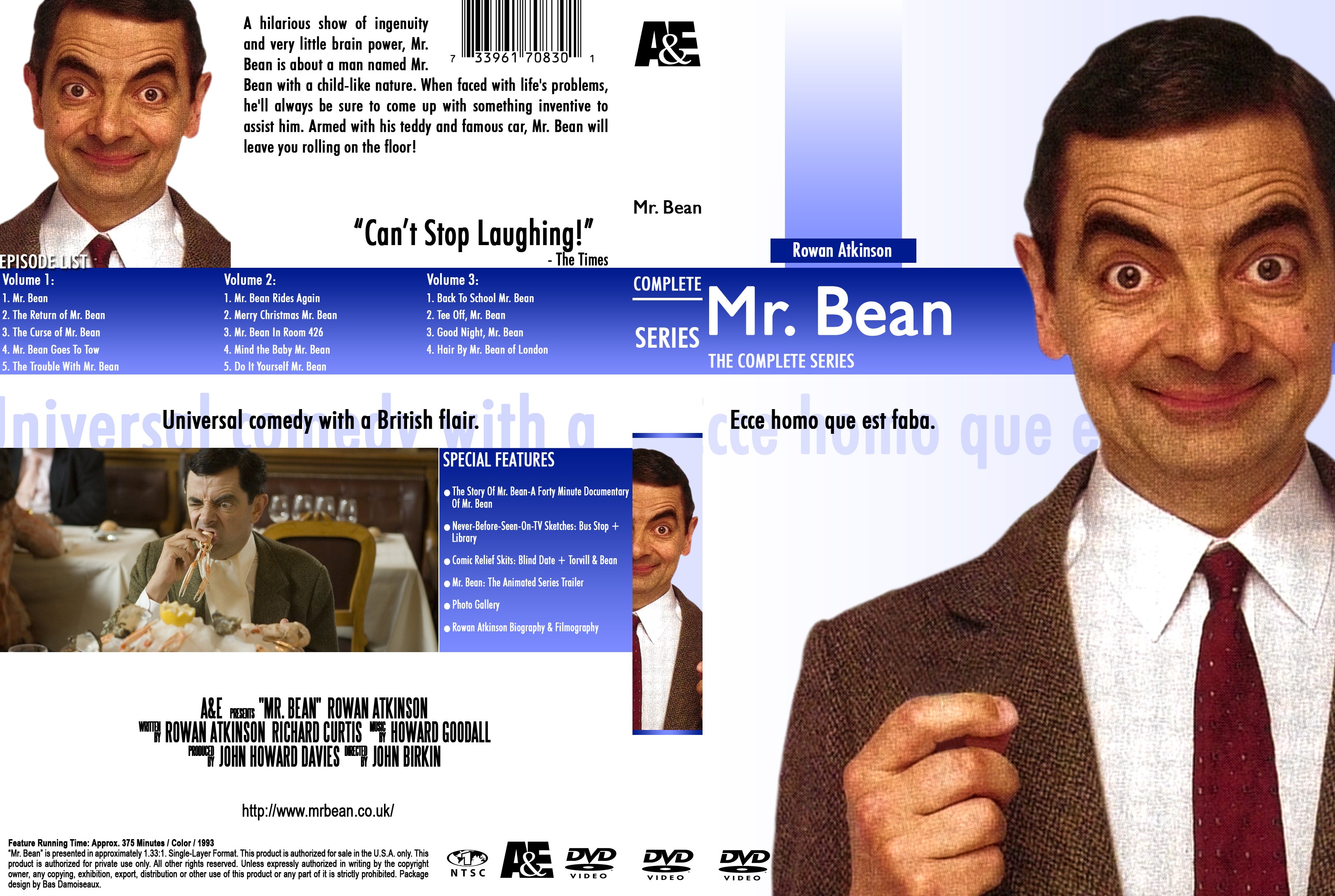   1-3 / Mr. Bean 1-3 [1990-1995] DVDRip