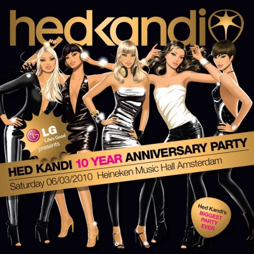 (House, Progressive House, Vocal, Classic House) VA - Hed Kandi: 10 Year Anniversary Party (Amsterdam) 06-03-2010 - 2010, MP3 (image), VBR 128-192 kbps