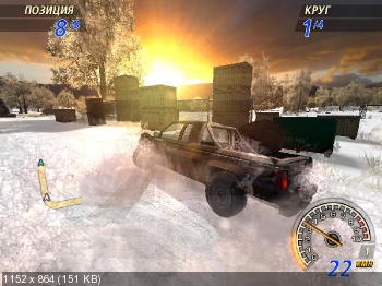 FlatOut 2 - Winter Pursuit (2007/RUS/RePack)